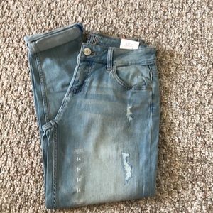 Justice ripped jeans